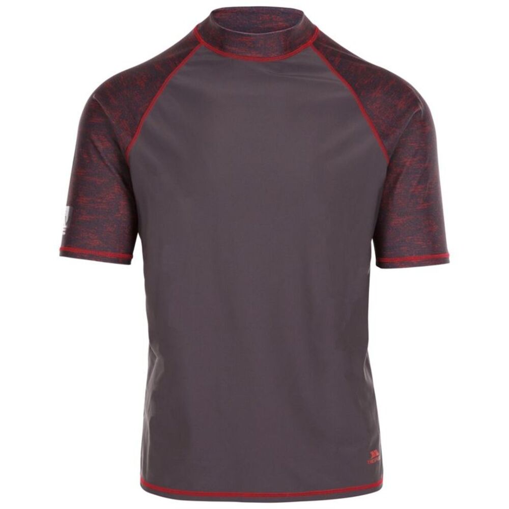 Trespass Mens Theo Rash Guard / Dark Grey